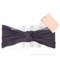 Multi Way Super Wide Solid Color Jersey Knit Expandable Headband Headwrap